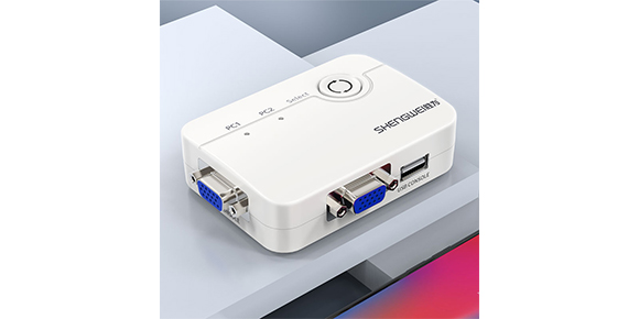 2口USB手動VGA KVM切換器-品質有保障
