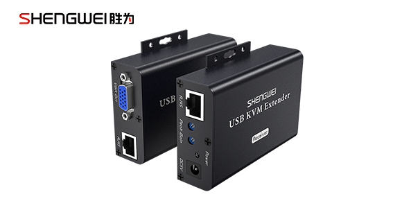 勝為VGA延長器KEC-1300AB使用連接步驟